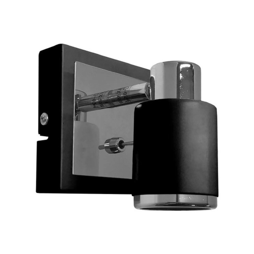 APLIQUE 1LUZ GU10 NEGRO  JULITA